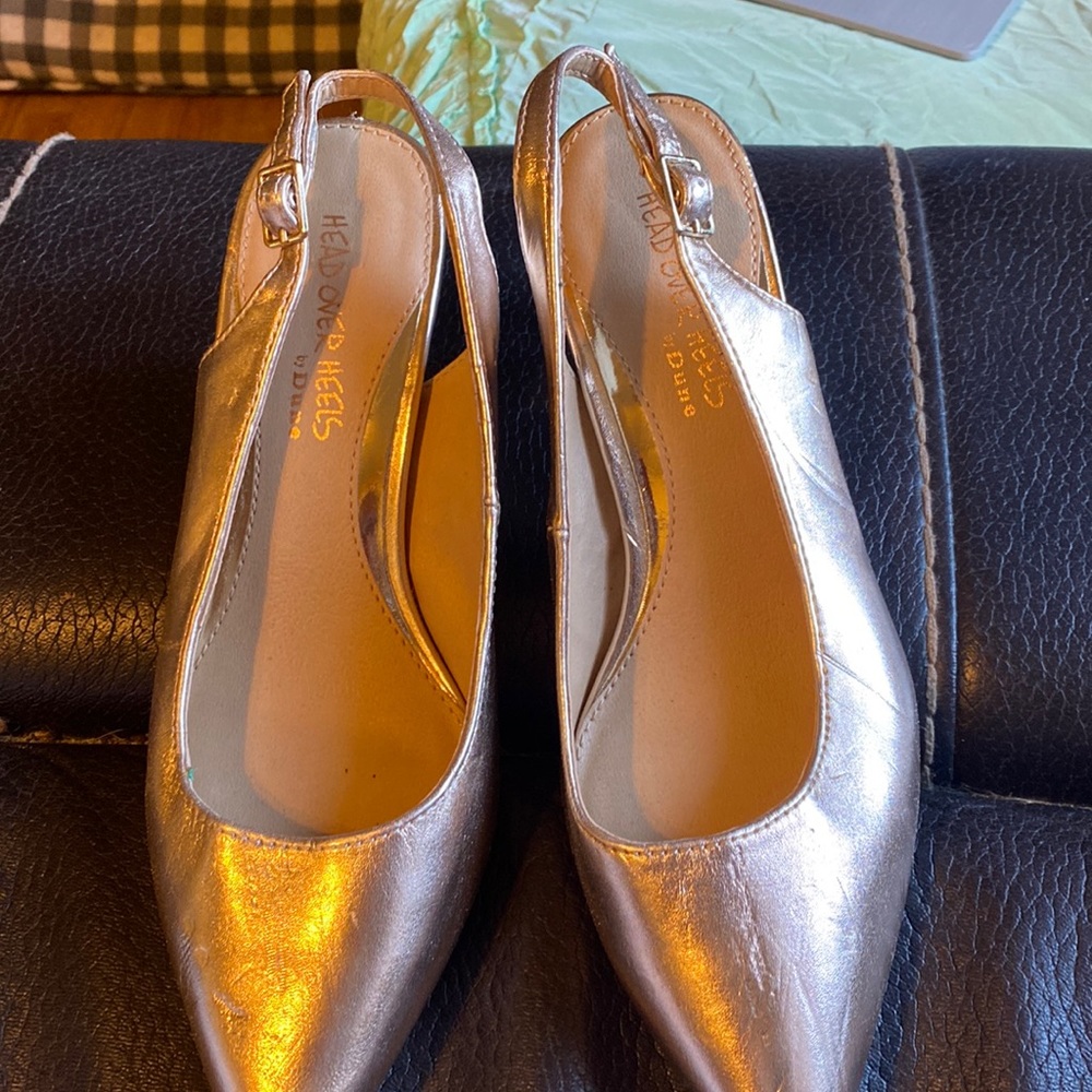Gold heels from Head over Heels